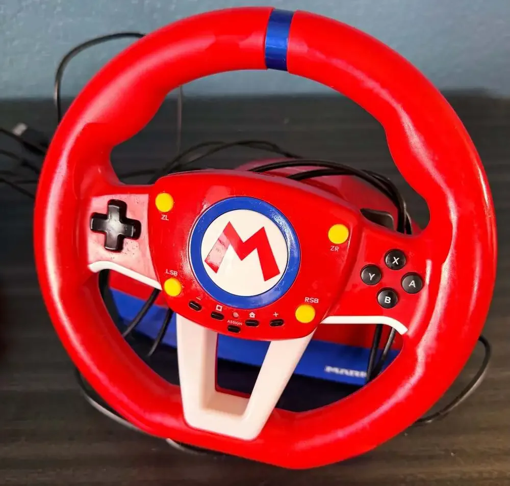 HORI Mario Kart Racing Wheel Pro Mini for Nintendo Switch with Pedals